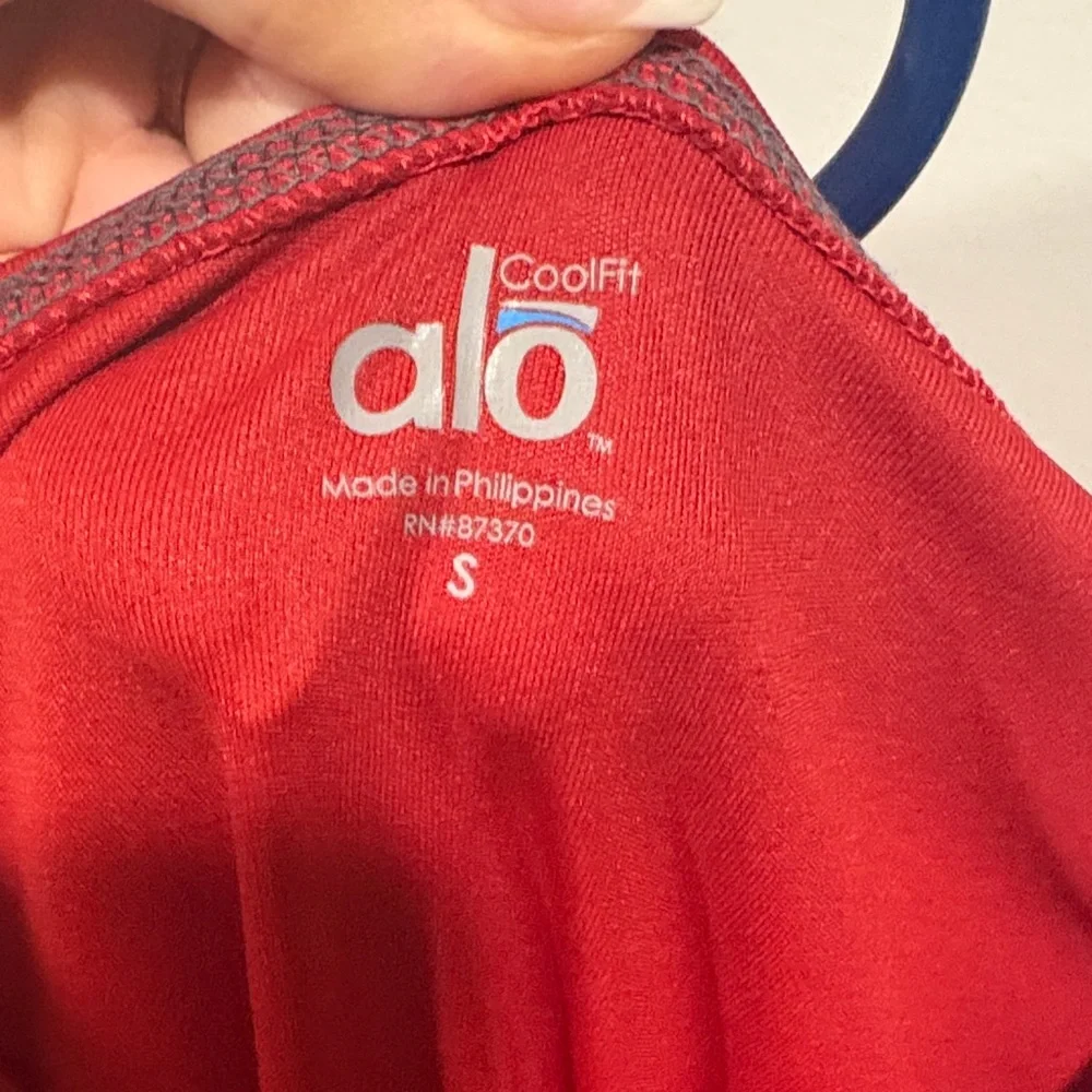 ALO Yoga Red Men's Shirt - Picture 3 of 4